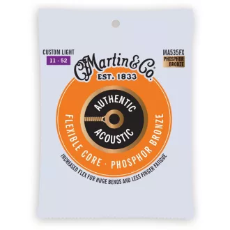   Martin MA535FX Custom Light (11-52) AA Flexible Core Foszfor Bronz 92/8 húrok akusztikus gitárhoz