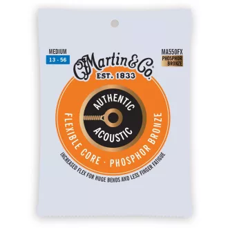   Martin MA550FX Medium (13-56) AA Rugalmas Mag Foszfor-Bronz 92/8 húrok akusztikus gitárhoz