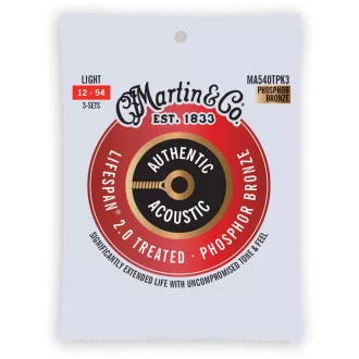   Martin MA540T Light (12-54) Phosphore Bronze 92/8 PACK3 hármas csomag akusztikus gitár húrokhoz