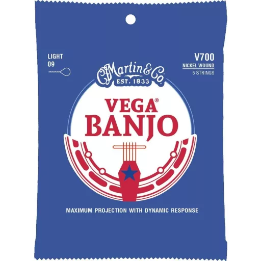 Martin V700 Vega Banjo Light (09-20) öthúros banjo húrok