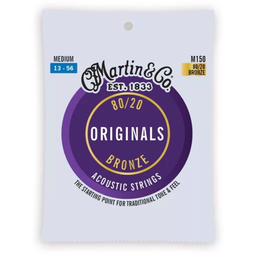 Martin M150 Medium (13-56) Originals Bronze 80/20 akusztikus gitár húrok