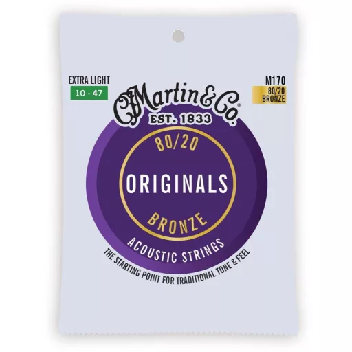 Martin M170 Extra Light (10-47) Originals Bronze 80/20 akusztikus gitár húrok