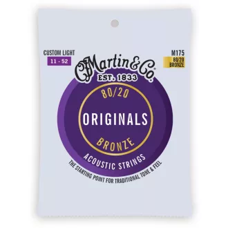   Martin M175 Custom Light (11-52) Originals Bronz 80/20 akusztikus gitárhúrok