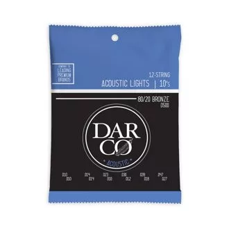   Darco D500 Light (10-47) Bronze 80/20 húrok 12 húros akusztikus gitárhoz