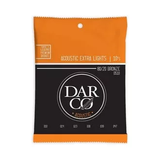   Darco D510 Extra Light (10-47)  Bronze 80/20 akusztikus gitár húrok
