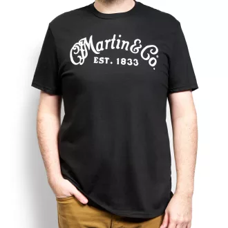 Martin Men T CFM Logo Solid Black 2X póló