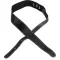 Martin *DISC* Strap 100% Leather SlimBlack gitár heveder