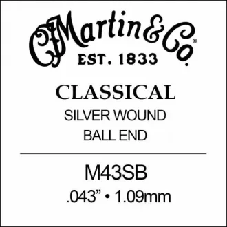   Martin M43SB E6 (.043) Klasszikus Nylon Ball-End egyedi klasszikus húr