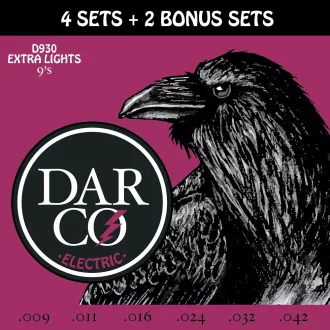   Martin *DISC* Darco D930 Extra Light (09-42) Promo PACK 6 kmpl - húrok elektromos gitárhoz