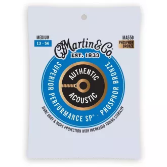   Martin *DISC* Authentic Acoustic, 3 csomag, Medium, 92/8 értékcsomag (13-56) akusztikus gitárhúrokhoz