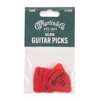 Martin Pick Pack351 Delrin 50mm RED gitár pengetők