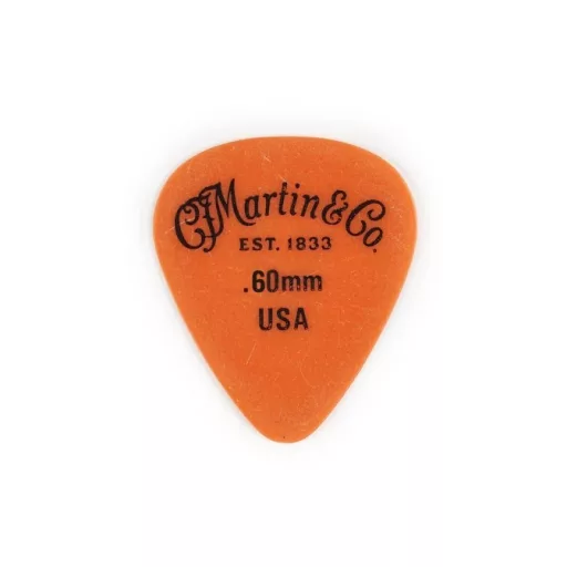 Martin Pick Pack351 Delrin 60mm ORANGE gitár pengetők