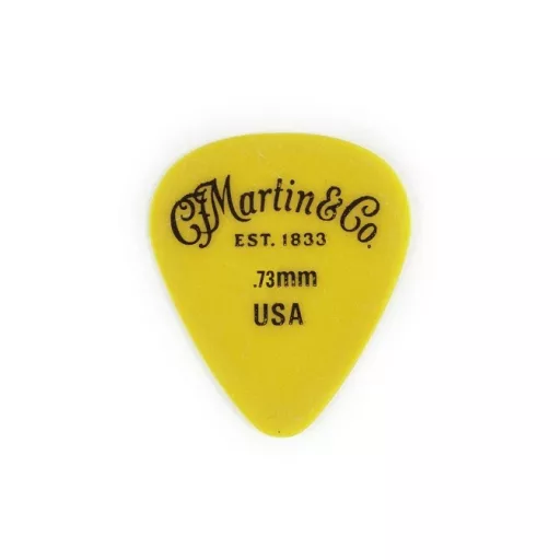 Martin Pick Pack351 Delrin 73mm YELLOW gitárpengetők