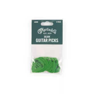 Martin Pick Pack351 Delrin 88mm GREEN gitárpengetők