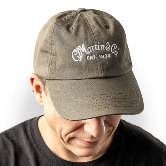 Martin Sapka BallCap Cotton ScriptLogo Olíva színű