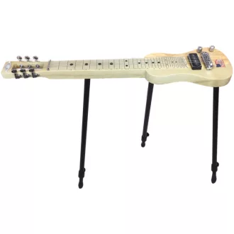   SX Lap Steel Gitár állvánnyal & táskával, Natural Finish