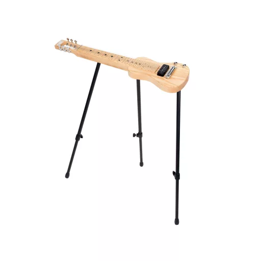 SX Lap Steel Gitár állvánnyal & táskával, Natural Finish