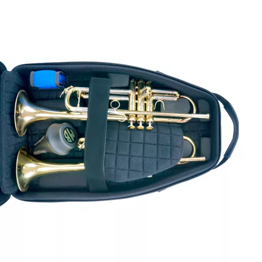 MARCUS BONNA Flightcase 2 trombitához, Szín: kék