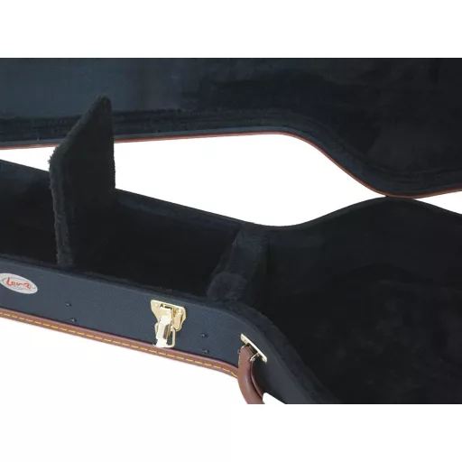 MUSIK LENZ Tok nyugati gitárhoz, DeLuxe, szín: fekete