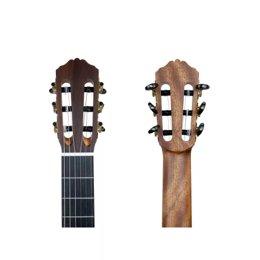 MERIDA klasszikus gitár 4/4-es méret, tömör cédrus fedlap, selyem matt felület