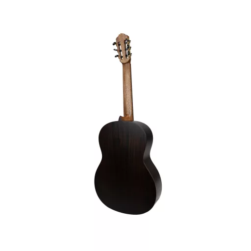 MERIDA klasszikus gitár 4/4 méret, tömör cédrus fedlap, szatén felület, Armrest-tel