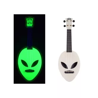 MAHALO Alien Szoprán Ukulele, Glow Green tokkal