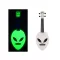 MAHALO Alien Szoprán Ukulele, Glow Green tokkal