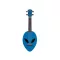 MAHALO Alien Szoprán Ukulele, Metál Kék tok【ládával】