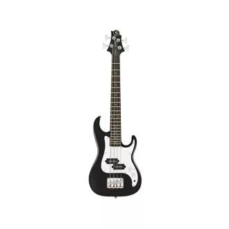 GREG BENNETT Mini E-Bass, Balkezes, Fekete