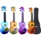 MAHALO Hawaii Szoprán Ukulele-készlet, amely 4 ukulelét tartalmaz