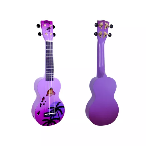MAHALO Hawaii Szoprán Ukulele-készlet, amely 4 ukulelét tartalmaz