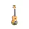 MAHALO Hawaii Szoprán Ukulele, Green Burst tokkal