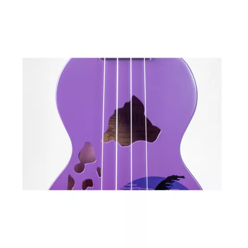 MAHALO Hawaii Szoprán Ukulele, Purple Burst tokkal