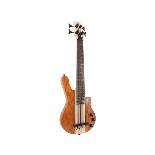 MAHALO E-Ukulele Bass Pro Modell, Shadow PU, Átlátszó Barna tokkal