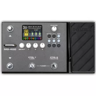   NUX Multi-effektpedál elektromos gitárhoz és basszusgitárhoz, 2,8" LCD színes kijelző