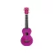 MAHALO Kahiko Plus Szoprán Ukulele Balkezes, Átlátszó Lila táskával