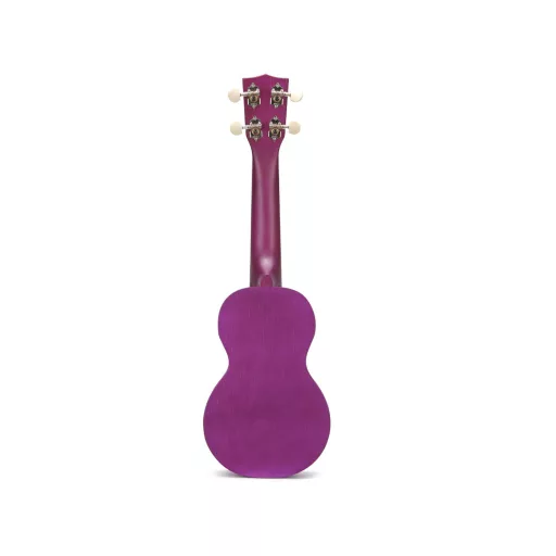 MAHALO Kahiko Plus Szoprán Ukulele Balkezes, Átlátszó Lila táskával