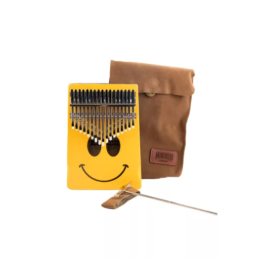MAHALO Kalimba SMILEY C hangolású, deluxe hordtáskával és hangolókalapáccsal