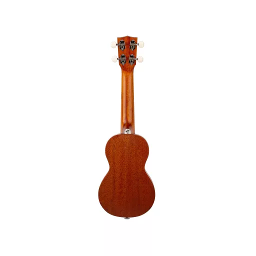 MAHALO Pearl Series Szoprán Ukulele, tömör lucfenyő fedlap, Pearl berakások, tartalmaz hordtáskát