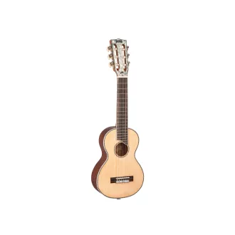   MAHALO Pearl Series Guitarlele, tömör lucfenyő fedőlap, gyöngyház betétek, beleértve a hordtáska