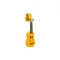MAHALO Smiley Face Ukulele Fali Tartó
