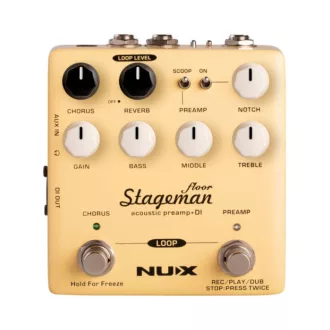   NUX NAP-5 STAGEMAN FLOOR Akusztikus előerősítő és DI gitár effekt pedál