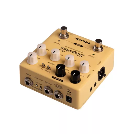 NUX NAP-5 STAGEMAN FLOOR Akusztikus előerősítő és DI gitár effekt pedál