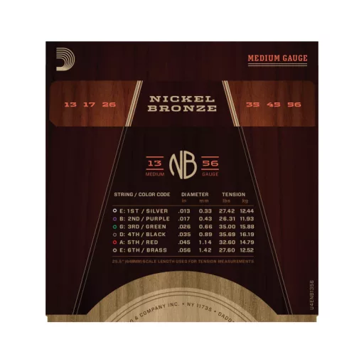 DADDARIO NB1356 13-56 Akusztikus Gitár Húrok
