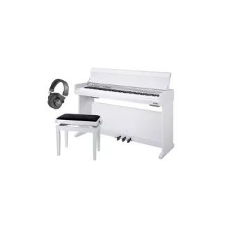 NUX NCK-330WH Fehér Digitális Zongora Csomag