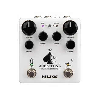 NUX Ace of Tone Dual Switch Overdrive Pedál