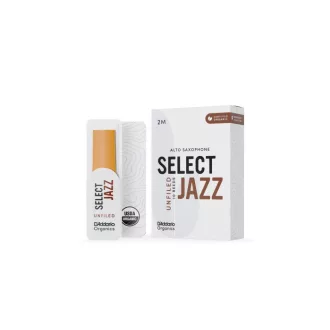   DADDARIO Woodwinds ORRS10ASX2M ORGANIC Select Jazz megmunkálatlan 2M alt szaxofon nád