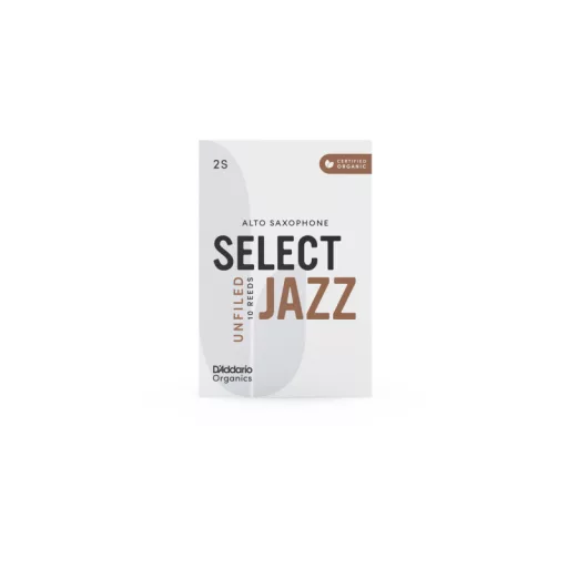 DADDARIO Woodwinds ORRS10ASX2S ORGANIC Select Jazz 2S szaxofon nádszett
