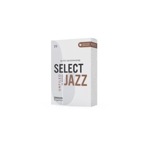 DADDARIO Woodwinds ORRS10ASX2S ORGANIC Select Jazz 2S szaxofon nádszett