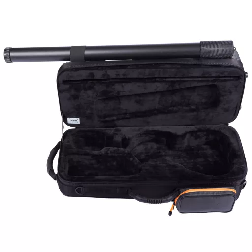BAM Etui für Violine, Peak Performance Compact Széria, Szín: fekete & szürke